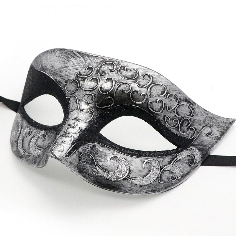 Coddsmz Couple Masquerade Mask Metal Masks Venetian Party Halloween Costume Mardi Gras Party Evening Bar Prom Ball Mask Set for Women and Men Costumes Accessory - Image 5